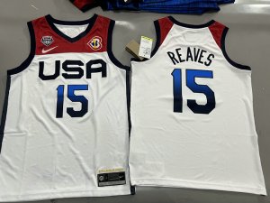 15 Reaves 2023 USA Dream jersey white